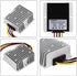 HOMELYLIFE Voltage Converter DC 8V-40V to 13.8V 10A 138W Automatic Buck Boost Module for Golf Cart