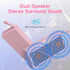 HOTTABLET IPX5 Bluetooth Speaker Wireless Portable Waterproof for Home Party Outdoor Beach, Pink