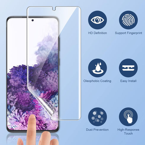 LK 3 Pack Screen Protector for Samsung Galaxy S20 Plus, Bubble Free, with Easy Installation Tool, 6.7-inch