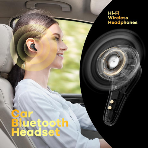 for Magsafe Car Mount Charger & Bluetooth Earbud, 15W Magnetic Wireless Car Charger for Dash Air Vent - Hands Free Car Mount Fast Car Charger for iPhone 15/14/13/12 Series