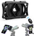 APEXEL 360 Telescope Phone Adapter, Upgraded Binocular Photo Adapter for Android & iPhone,