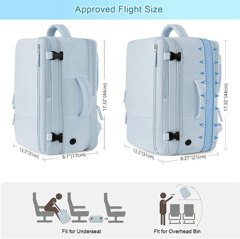 Backpack 17 Inch Sinaliy Large Expandable Travel for Men and Women, Laptop, Waterproof, Casual, College, Business