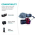 Movo VXR300 X/Y Stereo Condenser Video Microphone with -10dB Attenuation, Low-Cut Filter, Windscreen & Case for DSLR
