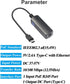 REVOTECH PoE to USB C Adapter Converter, Convert POE to Output 5V/2.4A Type-C with Ethernet, Plug and Play (P2C5V)