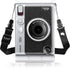 Rieibi Clear Protective Case for Fujifilm Instax Mini Evo Instant Camera, Hard Carrying Case with Shoulder Strap