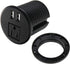 Desktop Power Grommet Outlet with 2 USB Charging Ports - 2 3/8 inch Hole, 6.5ft Extension Cord, 1 Outlet for Computer,