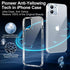 jaroco iPhone 12 Case 6.1-Inch, Anti-Scratch Clear Non-Yellowing Shockproof Phone Bumper Cover