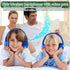 Toddler Wireless Headphones, Kids Camo Bluetooth Headphones, 15 Hours Playtime, Foldable with Built-in Mic, Blue Camo