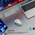 INFINMIND (BT1/BT2 2.4G 4-Way Wireless Bluetooth Mouse, Multi Device + USB) Mouse for Laptop, iPad & Mac, Scroll