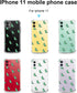 YESPURE Clear Case for iPhone 11, Cute Dinosaur Pattern, Soft Transparent Slim Cover for Kids and Women