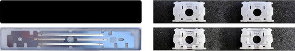 Replacement Individual Key Cap with Hinge for (M1 M2) MacBook Pro A2141 A2251 A2289 A2338 A2442 A2485 Macbook Air A2179 A2337 A2681 (Space bar/Spacebar Key) by Dolphin.dyl