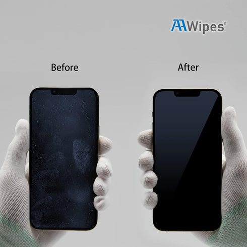 5 Packs (6.3" 6.3", 320 (X3602) AAwipes Polishing Cloths Double-Layer X White, GSM) Compatible with Apple iPhone, iPad