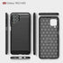 Samsung Galaxy M62 Case, Galaxy F62 Case, Carbon Fiber Texture Design Cover, Shock Absorption, Black