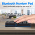 MOFII Bluetooth 5.1 Wireless Numeric Keypad, Silent 19 Keys USB Keypads, Portable Financial Accounting Numpad for