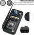 iPhone 13 Pro Wallet Case, Black PU Leather with Card Holder, Kickstand, Durable Shockproof Cover 6.1 Inch