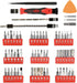 62 in 1 Precision Screwdriver Set Computer Repair Tool Kit with Extra Magnetic Specialty Steel Multi Bit by WIREHARD
