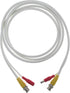 Pre-Made All-in-One Siamese RG59 BNC Video and Power CCTV Cable, 1X6.6ft (White)