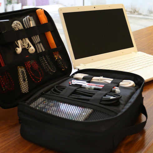 MATEIN Electronics Organizer Travel Case, Water Resistant Cable Organizer Bag for Travel Essentials, Tech Gifts for