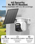 runofast 4G 2K 350 2 LTE Cellular Security Camera Outdoor, Solar No WiFi Camera Wireless, Battery Power, Built in SIM