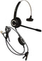 Spracht Zum RJ9 Single Ear Wired Headset for Desktop Phones, Universal Telephone Headsets for Office