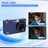 HUAZIX 4K 32GB 16X Digital Camera for Photography Autofocus, Point and Shoot Cameras with SD Card, Digital Zoom
