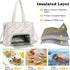 ZOMFELT Quilted Lunch Tote - Insulated Puffer Laptop Bag for Women
