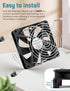 140mm 25mm 12v 110v 240v PS5 x Computer Fan with AC Plug dc Variable Speed Dual Ball Bearing for Cooling PlayStation