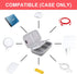 Canboc Hard Electronic Organizer Travel Case - Electronics Accessories Cable Gadget Wire Storage Bag Double Layer