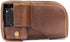 MegaGear Ever Ready Leather Camera Case for Canon EOS M6 (18-150 mm), Dark Brown with Battery Access