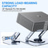 Leeboom 360 (1015.6", Ergonomic Laptop Stand for Desk, Rotating Aluminum Laptop Riser, Adjustable Notebook Holder