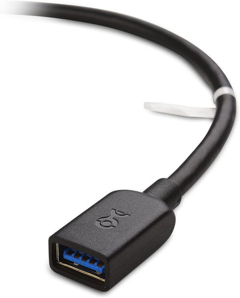 Cable Matters Long USB to USB Extension Cable 10 ft (USB 3.0 Extension Cable) in Black for Webcam, VR Headset, Printer,