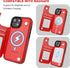 OT ONETOP 15 6.1 Inch ONETOP Compatible with Magsafe for iPhone Wallet Case with Card Holder, PU Leather Kickstand RFID