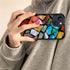ZHEGAILIAN Stained Glass Mosaic Case for iPhone 15, Tempered Glass Back + Soft Silicone TPU Shock Protective