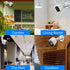 Security Camera Universal Mounting Bracket, Adjustable Indoor/Outdoor Security Wall Metal Bracket, Compatible with Arlo