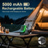 Strackvial 5-in-1 5000mAh 360Rotation, 5.3, Bluetooth Speaker with Wireless Induction & Phone Holder, Battery, RGB