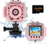 Ourlife Waterproof Kids Camera, 1080P HD Digital Action Camera with 8GB SD Card, Birthday Gift for Girls 3-14