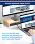 90 Degree Right Angle USB C Adapter, 40Gbps Data Transfer, USB 4.0/Thunderbolt 4 Type C Male to Female