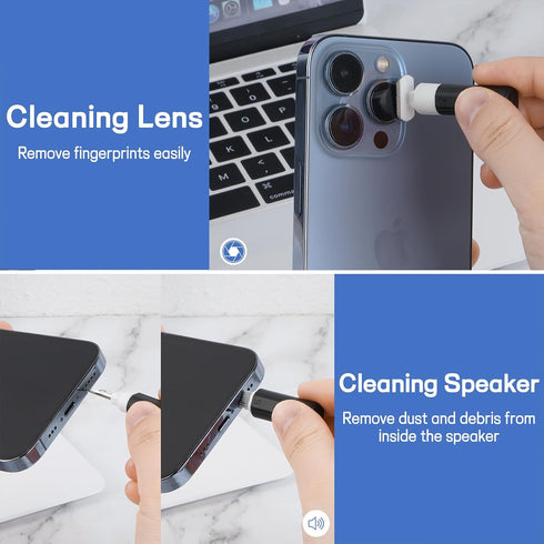 CleaniKu iPhone Cleaning Kit - Multi-Tool Phone Repair Restore with USB C Cleaning Tool and Speaker Cover