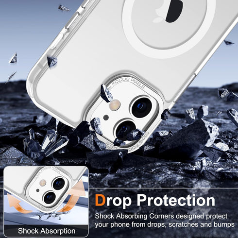 Hython Magnetic Translucent Matte Case for iPhone 11, Compatible with MagSafe, 6.1", Thin Slim Fit Shockproof Cover