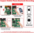 XLW 8MB Speaker,8 Sound Module, Support Bluetooth & MIC Recording Audio, Voice Chips with Min Easy Sound Recording Chip