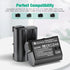FirstPower EN-EL15 EN EL15a/EL15b Batteries for Nikon Z6 Z7 D750 D850 D7000 D7500 D7100 D7200 D500 D600 D610 D800 D800e