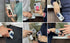 Cell Phone Finger Grip Strap Holder, Slim Finger Loop Selfie Grip for Most Smartphones - 3 Pack (Black)