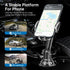 TOPGO Cup Phone Holder for Car, Adjustable Pole Car Cup Holder Phone Mount for iPhone 14 and More - Black
