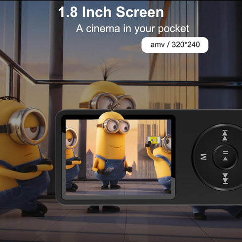 SKYBESS 64GB MP3 Player with Bluetooth, Portable HiFi Lossless Music Player with HD Speaker and Alarm Clock