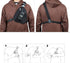 TWAYRDIO Radio Chest Harness, Adjustable Shoulder Pack for Baofeng Retevis Yaesu Handheld Two-Way Radios