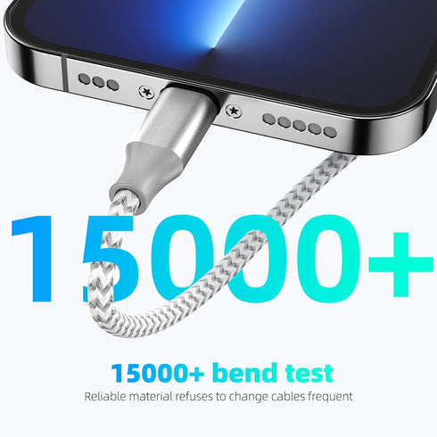 iPhone Charger 3pack 10FT Apple MFi Certified Lightning Cable Fast Charging for iPhone 14 13/12/11 Pro Max/XS/XR/8/7
