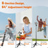 JOILCAN 64" 360 Tripod for iPhone & Camera, Selfie Stick with Ball Head Remote & Phone Holder, Extendable Portable
