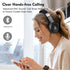 FAAEAL Bluetooth Noise-canceling Headphones Over Ear, 68 Hours Playtime Wireless Headset with Mic, HiFi Stereo Sound