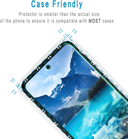 HPTech Tempered Glass Screen Protector for Motorola Moto G Power 5G (2023) - 2 Pack, Anti-Scratch, Bubble-Free, Not for