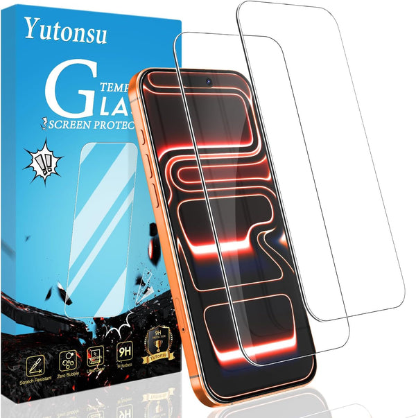 Yutonsu 2 Pack Tempered Glass Screen Protector for iPhone 17 Pro Max 6.9